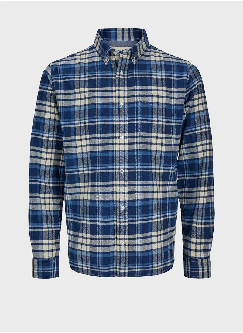 جاك اند جونز Checked Regular Fit Shirt