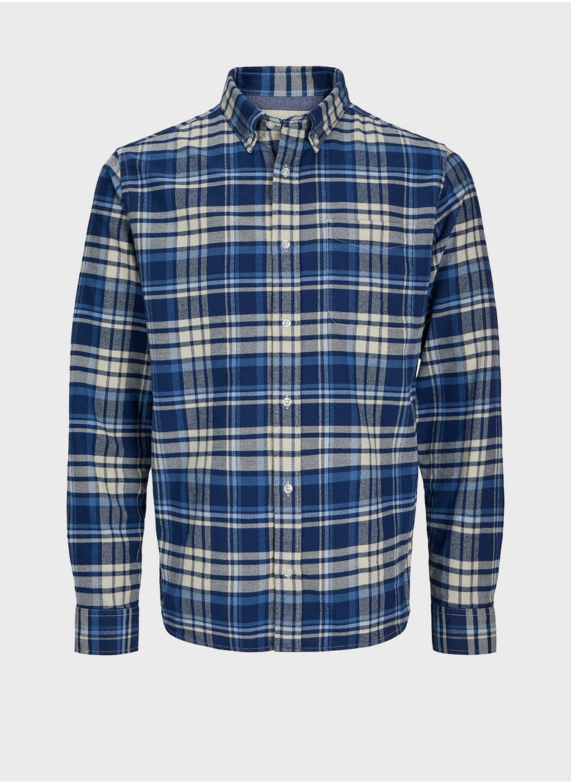 JACK & JONES - Checked Regular Fit Shirt - Image 1
