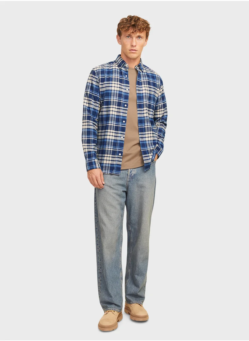 جاك اند جونز Checked Regular Fit Shirt