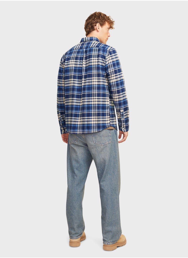 JACK & JONES - Checked Regular Fit Shirt - Image 1