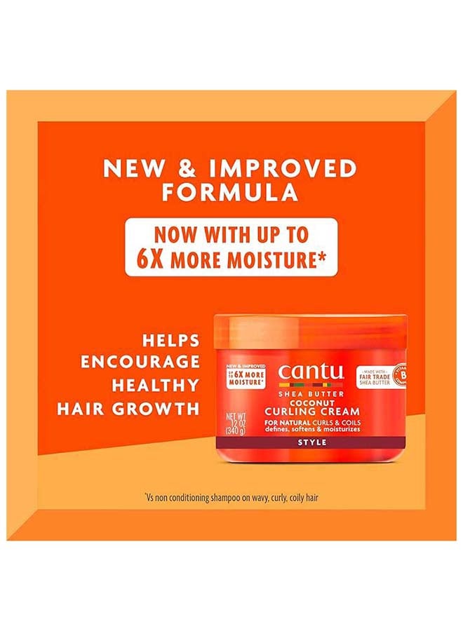 Cantu Coconut Curling Cream Multicolour 340grams - Image 3