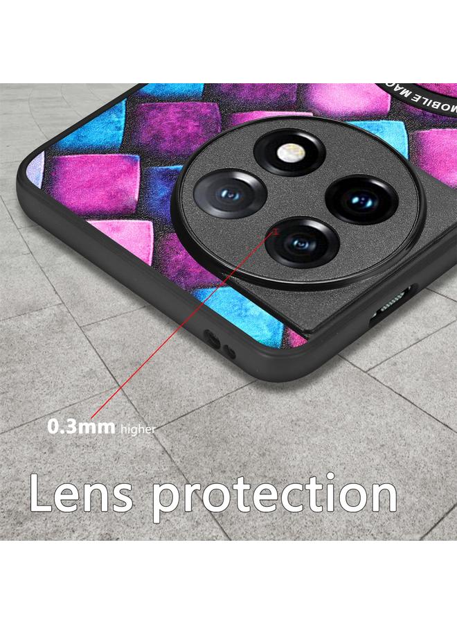 S-TOP Case For OnePlus 11 Colored Drawing Leather Skin Magnetic Back Cover Phone Case - Image 4