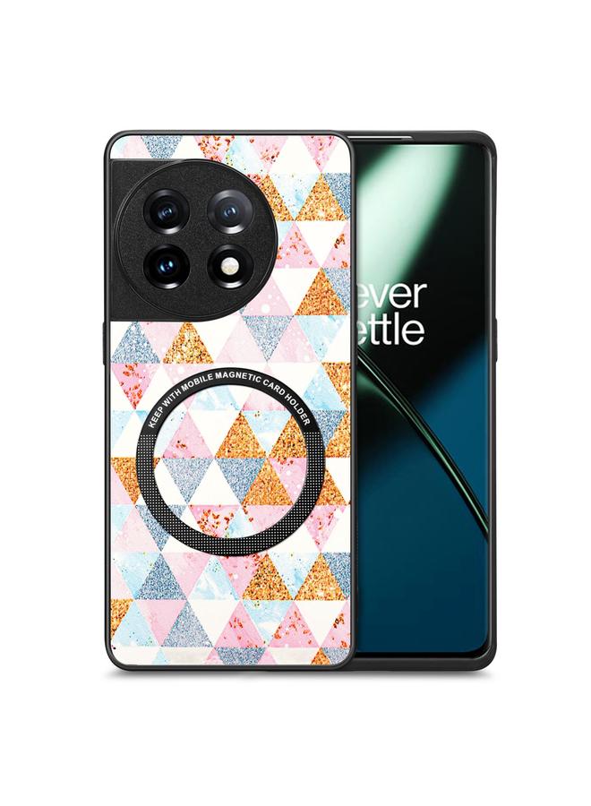 S-TOP Case For OnePlus 11 Colored Drawing Leather Skin Magnetic Back Cover Phone Case - Image 1