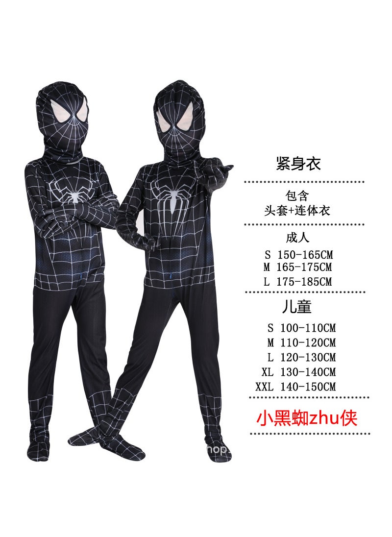 Generic Halloween Childrens Samurai Spandex Costume X-Men Deadpool 2 Deadpool Costume Stage Performance Clothing Unique Special Purpose Little Black  - Image 1
