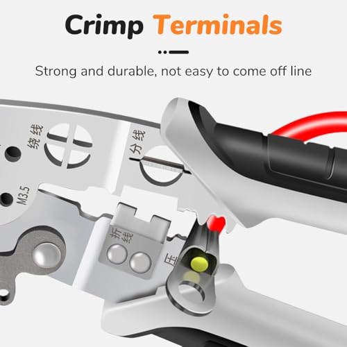 ELMVIA All in 1 Multifunction Stainless Steel Wire Stripper/Wire Crimping Tool, Wire Cutter, Wire Crimper, Cable Stripper, Wiring Tools and Multi-Function Hand Tool (13 IN 1) - Image 2