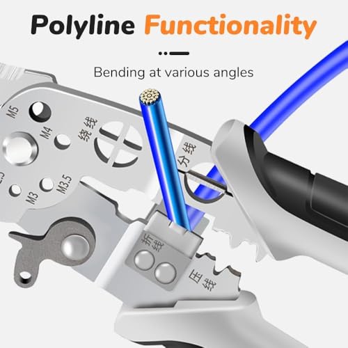 ELMVIA All in 1 Multifunction Stainless Steel Wire Stripper/Wire Crimping Tool, Wire Cutter, Wire Crimper, Cable Stripper, Wiring Tools and Multi-Function Hand Tool (13 IN 1) - Image 3