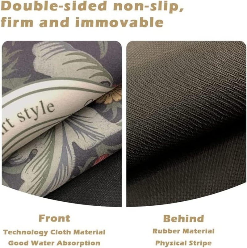 klarako Fantasy Style Draining Mat, Kitchen Super Absorbent Draining Mat Dishes, Absorbent Draining Mat (D,15.75x19.68inch) - Image 3