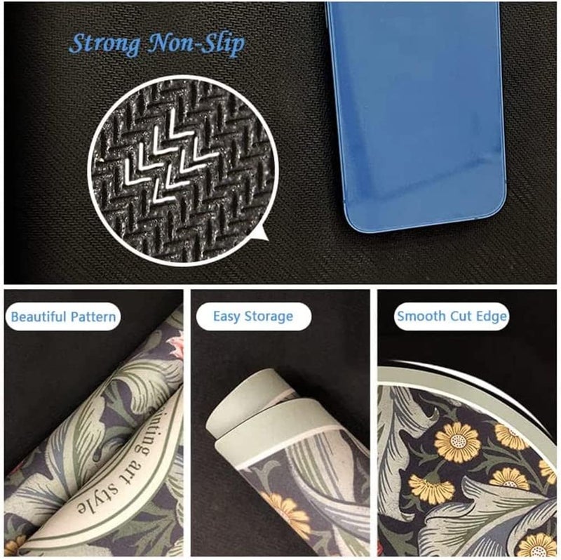 klarako Fantasy Style Draining Mat, Kitchen Super Absorbent Draining Mat Dishes, Absorbent Draining Mat (D,15.75x19.68inch) - Image 2