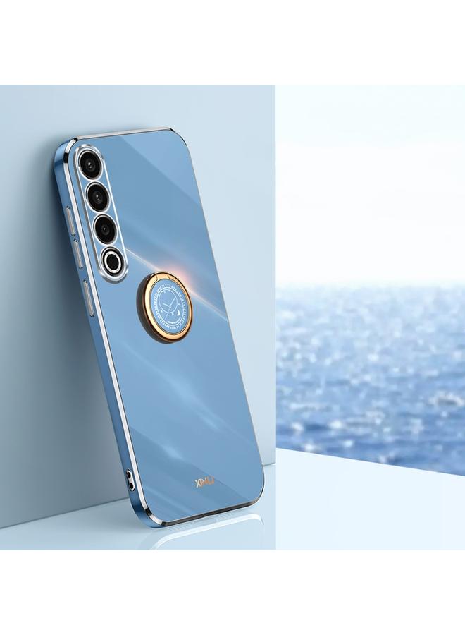 The Bros Case For Meizu 20 Pro 5G Straight Edge 6D Electroplate TPU Phone Case with Ring Holder