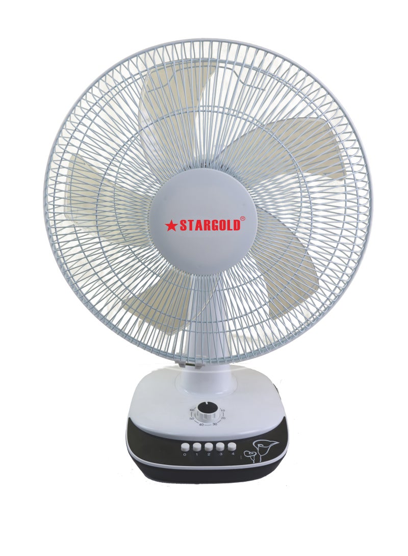 Stargold 16 Inch Electric Table Fan 3 Speed Settings With Oscillating/Rotating And Static Feature - Image 1