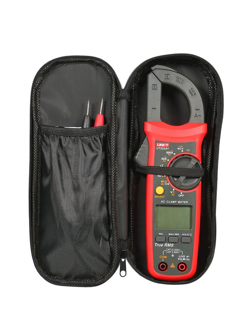 UNI-T UT202A+ 6000 Counts Digital Clamp Meter True RMS Multimeter Clamp Ammeter Voltage Meter NCV Test Universal Meter Tester AC Current Clamp Tester Measuring Relative Value Capacitance Frequency Duty Cycl - Image 5