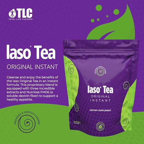 Iaso Instant Tea Original  Convenient Tea for a Balanced Lifestyle Gentle  Refreshing 25 Sachets 1 Pack - Image 5