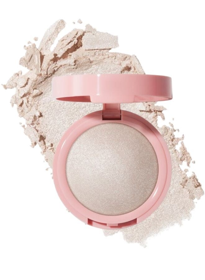 elf Halo Glow Silky Powder Highlighter Soft Pearl Era – Radiant Luminous Glow, Finely Milled Silky Powder Highlighter 4.5ml - Image 1