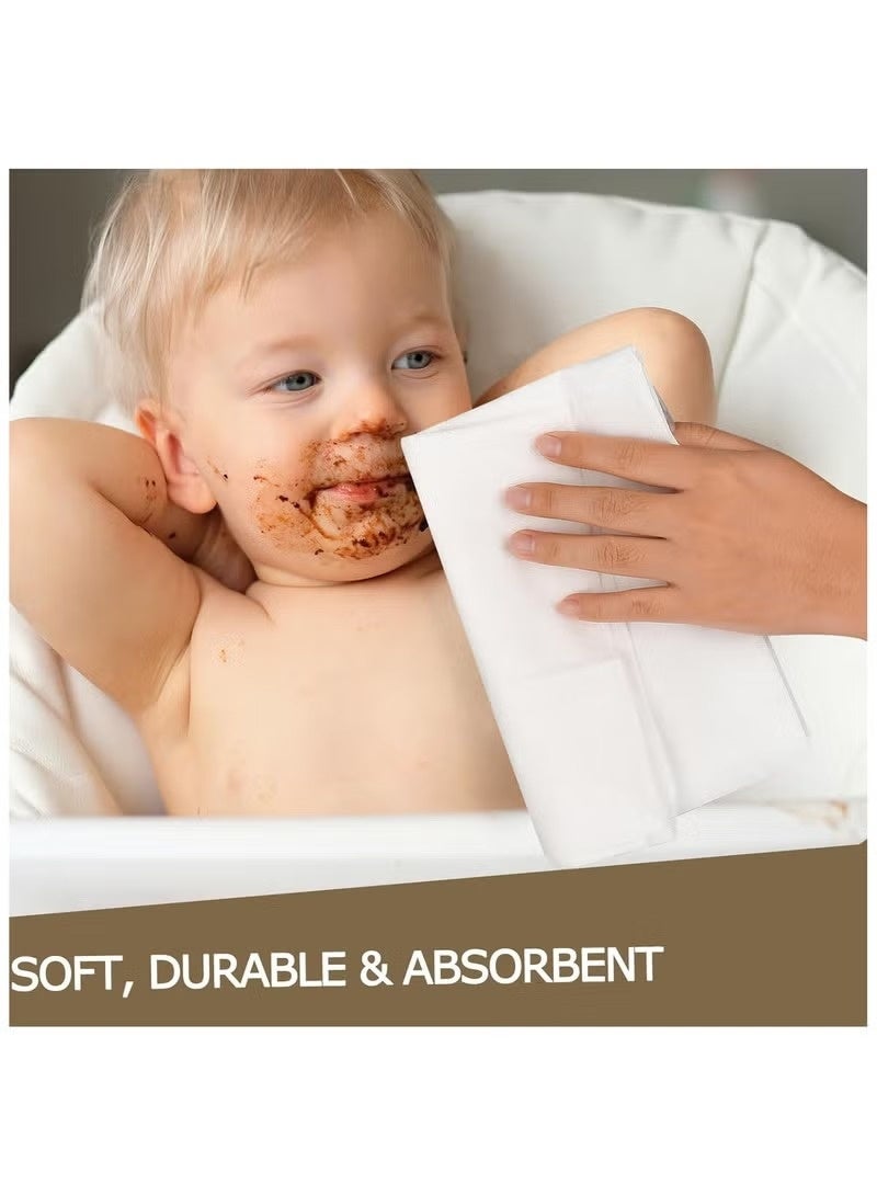 JOGAMS 50Pcs Disposable Cloth Like Napkins Built in Flatware Pocket Wedding Party Linen Feel White Napkin Prefolded for Silverware 16 x 16 Inch - Image 4