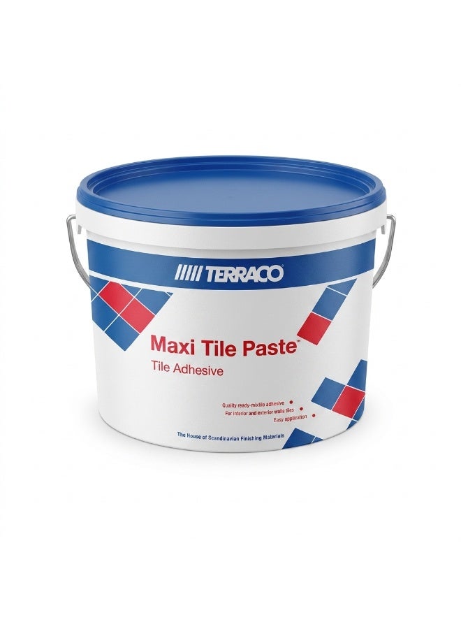 Terraco Maxi Tile Paste 25kg – Ready-Mixed Acrylic Tile Adhesive for Ceramic, Mosaic & Stone Tiles | High Bond Strength | Interior & Exterior Wall Application
