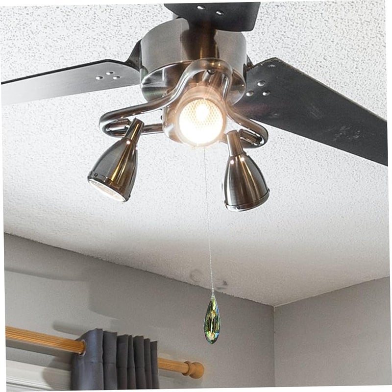 سلسلة سحب ممتدة من الكريستال المخرز لمصباح طاولة السرير، قلادة زخرفية - Image 3