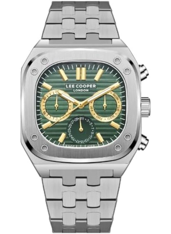 لي كوبر ساعة لي كوبر للرجال بقرص أخضر داكن متعددة الوظائف - Image 1