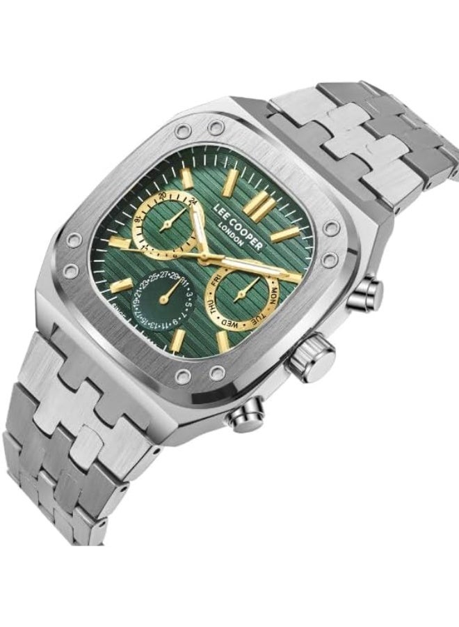 لي كوبر ساعة لي كوبر للرجال بقرص أخضر داكن متعددة الوظائف - Image 4