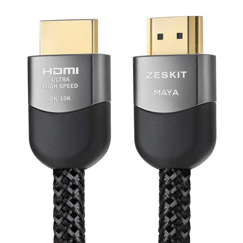 Zeskit Certified 2.1 8K HDMI Cable 48Gbps 4K120Hz Compatible with Soundbar eARC HDR10 VRR Dolby Vision Atmos HDCP 2.2 & 2.3 Gaming PS5 Xbox Series X Apple TV Roku Monitor (Ultra High Speed, Maya 5ft) - Image 5