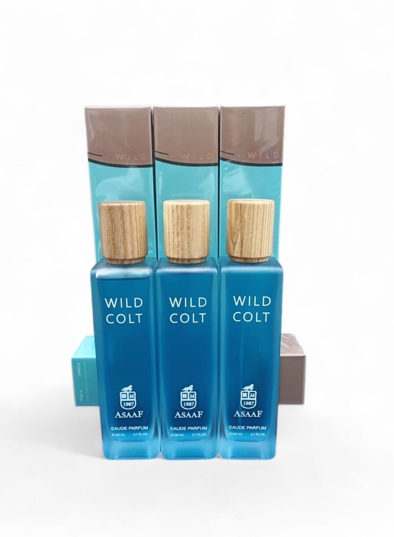 ASAAF Wild Colt EDP 3 * 200ml - Image 2