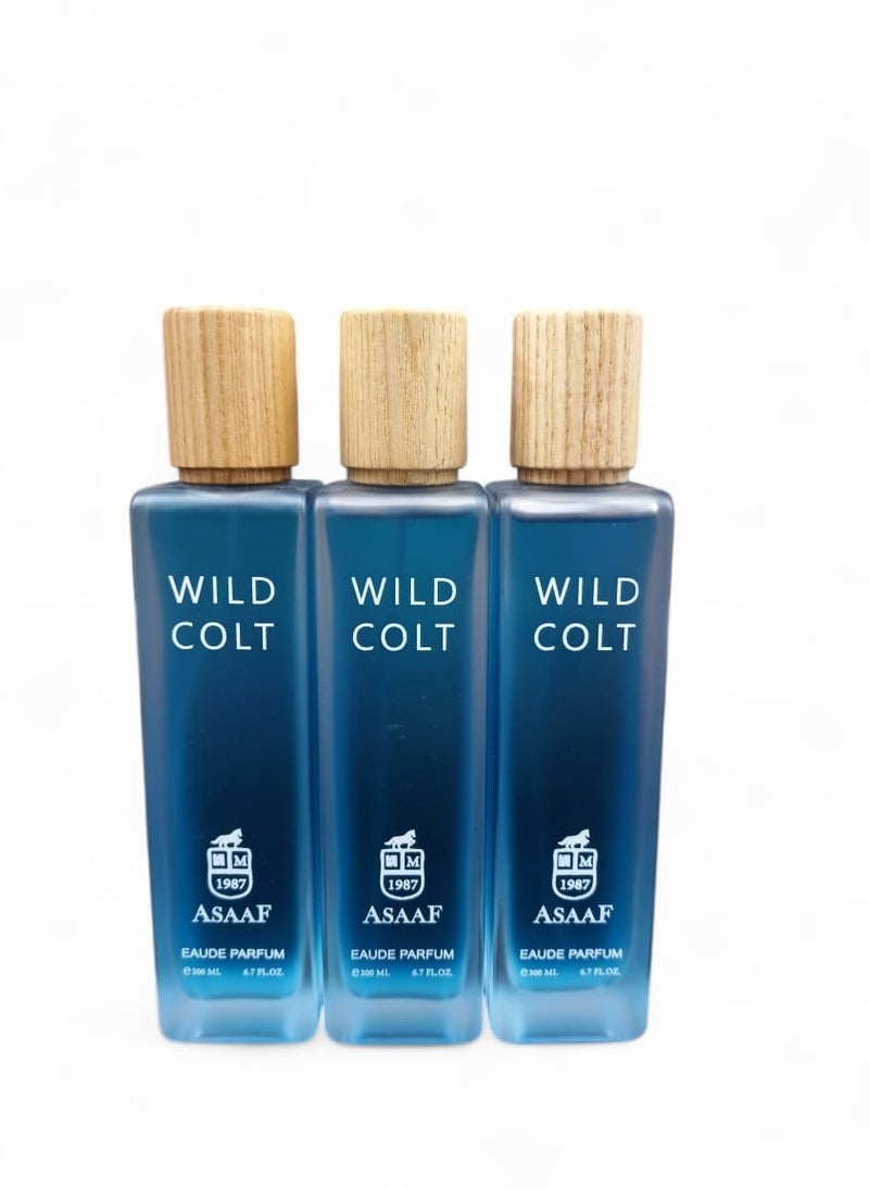 ASAAF Wild Colt EDP 3 * 200ml - Image 1