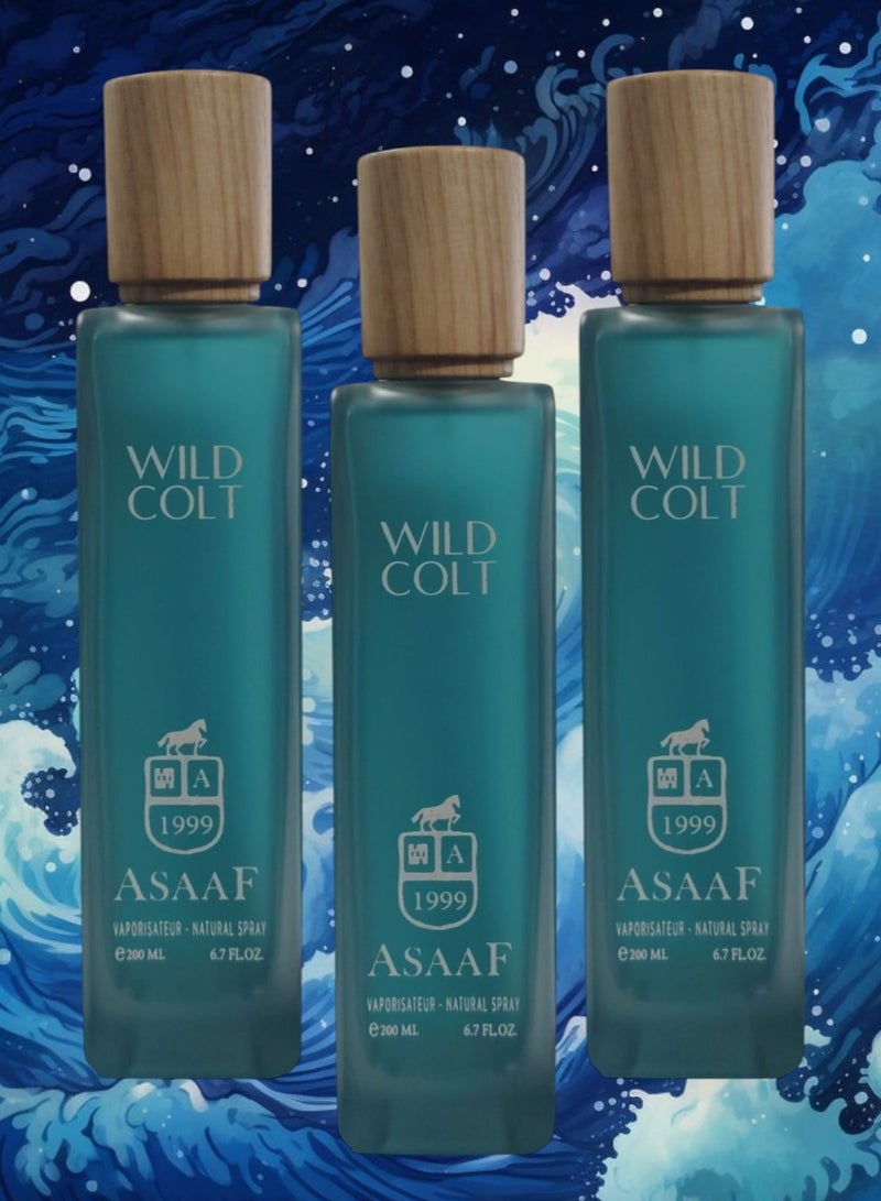 ASAAF Wild Colt EDP 3 * 200ml - Image 4
