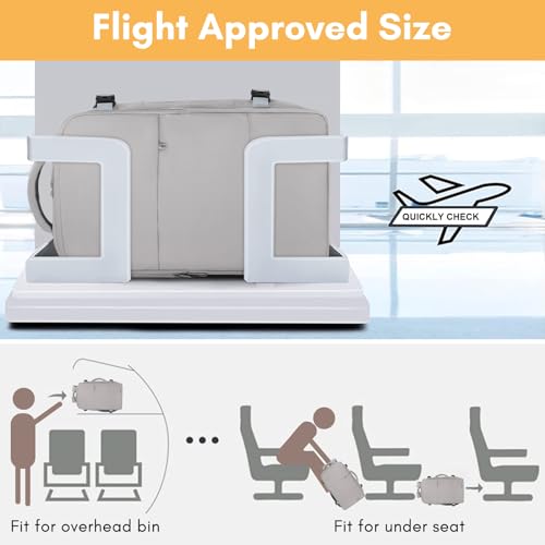 Taygeer Laptop Backpack Purse for Women, Backpack for College Essentials with 17.3inch Laptop Compartment, Travel Mochila Airline Approved CarryOn Work Bag for Nursing Doctor Business Travel, Brown - Image 3