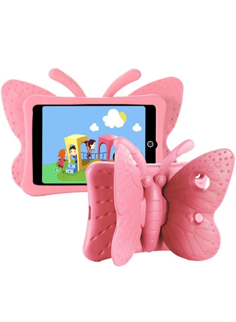 ELTRAZONE iPad 9th/8th/7th Generation Kids Case - Cute Butterfly Shockproof EVA Foam Super Protection Stand Cover for iPad 10.2" (2021, 2020, 2019) and iPad Air 3/Pro 10.5" - Pink - Image 1