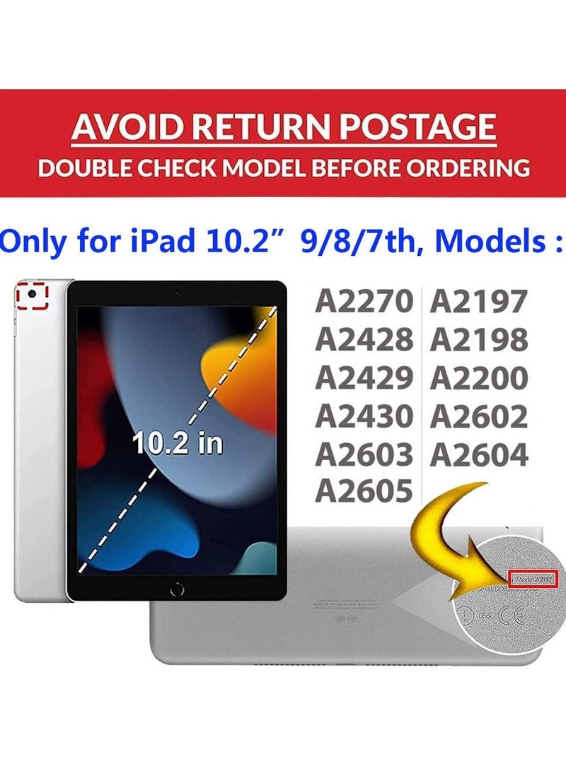 ELTRAZONE iPad 9th/8th/7th Generation Kids Case - Cute Butterfly Shockproof EVA Foam Super Protection Stand Cover for iPad 10.2" (2021, 2020, 2019) and iPad Air 3/Pro 10.5" - Pink - Image 2