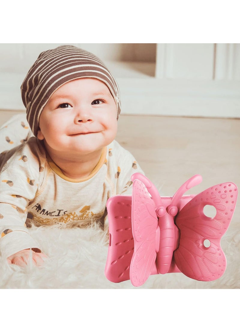 ELTRAZONE iPad 9th/8th/7th Generation Kids Case - Cute Butterfly Shockproof EVA Foam Super Protection Stand Cover for iPad 10.2" (2021, 2020, 2019) and iPad Air 3/Pro 10.5" - Pink - Image 3