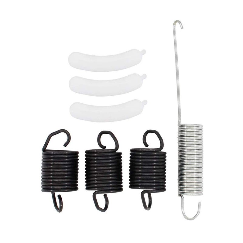 Washing Machine Kit 3 pcs Suspension Spring WP63907 1 pcs Counterweight Counter Balance W10250667 3 pcs Tub Wear Pad 285744 for Whirlpool Washer