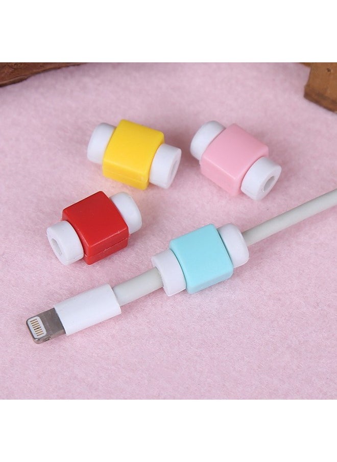 Generic - A Large Supply Of Candy-colored Mobile Phone Computer Data Cable Protector Universal Headset Charging Cable Apple-Color:White (bulk Without Packaging) (apple) - Image 1