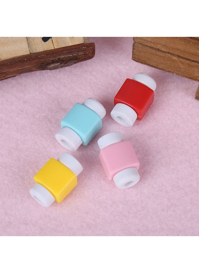 Generic - A Large Supply Of Candy-colored Mobile Phone Computer Data Cable Protector Universal Headset Charging Cable Apple-Color:White (bulk Without Packaging) (apple) - Image 1