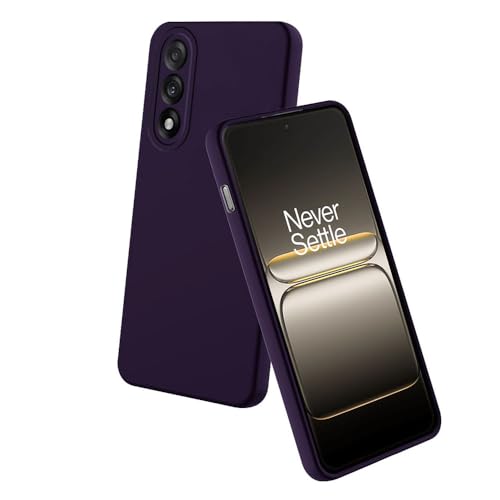 Casotec Back Cover for OnePlus Nord 5 5G | Full Camera Protection | Premium Liquid Silicon Case | Flexible Bumper Case for OnePlus Nord 5 5G (Purple) - Image 1