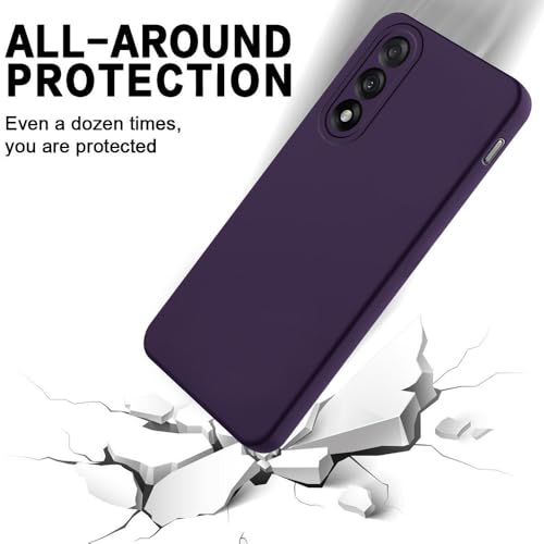 Casotec Back Cover for OnePlus Nord 5 5G | Full Camera Protection | Premium Liquid Silicon Case | Flexible Bumper Case for OnePlus Nord 5 5G (Purple) - Image 4