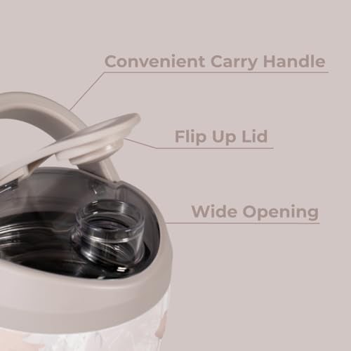 HydroJug هايدروجوج 24 أوقية شاكر من الستانلس ستيل الجديد – معزول، مانع للتسرب، خالٍ من BPA مع شبكة خلط صامتة – بدون تكتلات، بدون ضوضاء – شاكر مميز للرياضة، واللياقة البدنية، والاستخدام اليومي، بنمط الكامو - Image 3