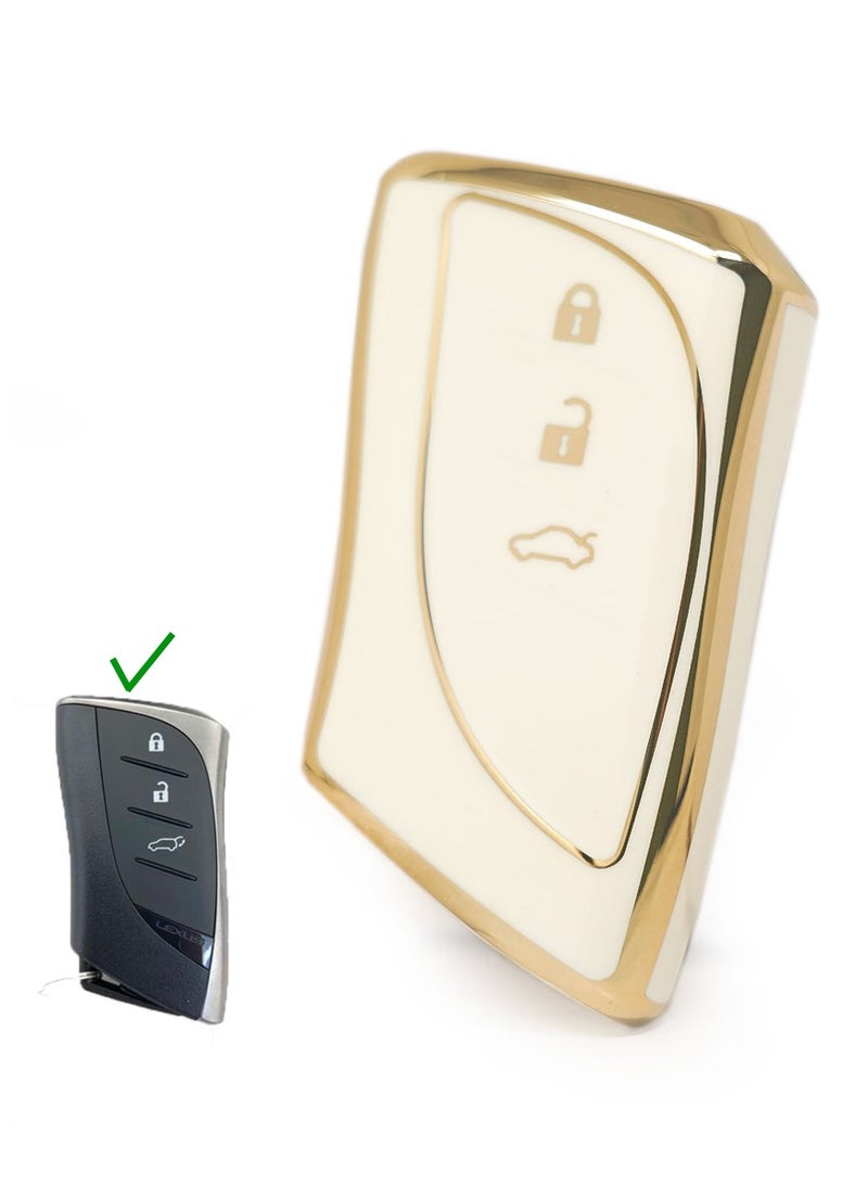 Service Zone غطاء مفتاح TPU لريموت مفتاح لكزس الذكي 3 أزرار - Image 1