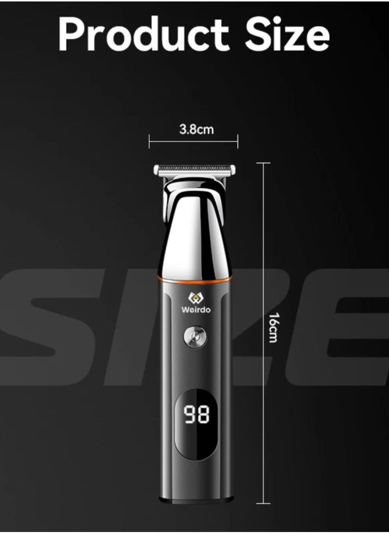 Weirdo Weirdo Trimmers for Men - Hair & Beard Trimmer - 9 in 1 Grooming Kit for Men - Shaving Machine - Nose Trimmer for Men - Waterproof  - Fast Charging - Best for Face, Hair & Body Grooming  - Image 4