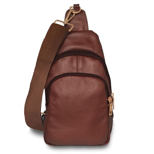 Krediz Sling Bag for Women – Versatile leather sling bag for women, For Travel & Outdoor Activities, Adjustable Strap - Image 1