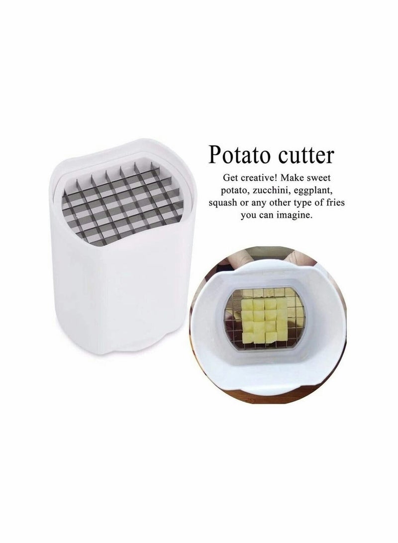 SYOSI French Fry Cutter for Deep Fryer Air Fryer Potato Fries Cutter Natural Cut French Fry Cutter Rapid Slicer Vegetable Dicer Potato Tool Food Dicer Veggie Dicer Chopper Veg Chopper - Image 2