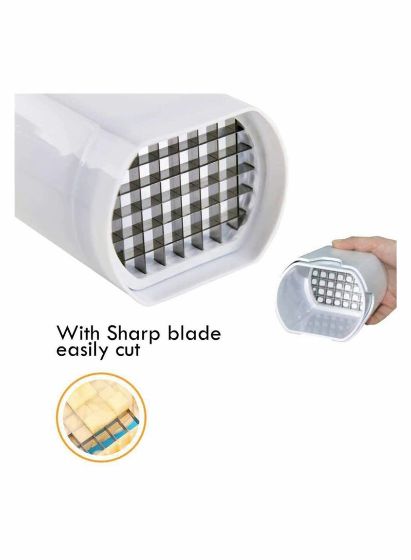 SYOSI French Fry Cutter for Deep Fryer Air Fryer Potato Fries Cutter Natural Cut French Fry Cutter Rapid Slicer Vegetable Dicer Potato Tool Food Dicer Veggie Dicer Chopper Veg Chopper - Image 3