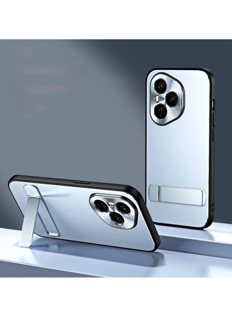 عام حافظة متوافقة مع هونر 400 برو 5 جرام حافظة معدنية غير لامعة عدسة الكاميرا حماية للصدمات حافظة هاتف نحيفة مع حامل مخفي - Image 1