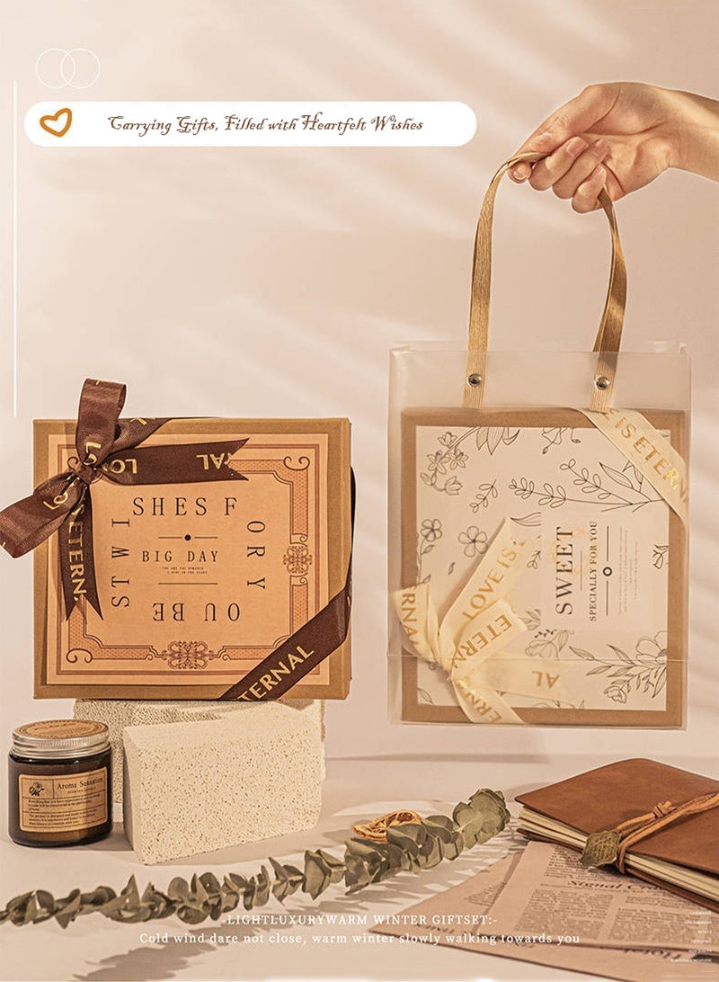 Birthday gift for Ladies Handmaid of honor gift box Wedding gift Bride Wedding towel Hand cream Glass cup and Towel F6 - Image 4