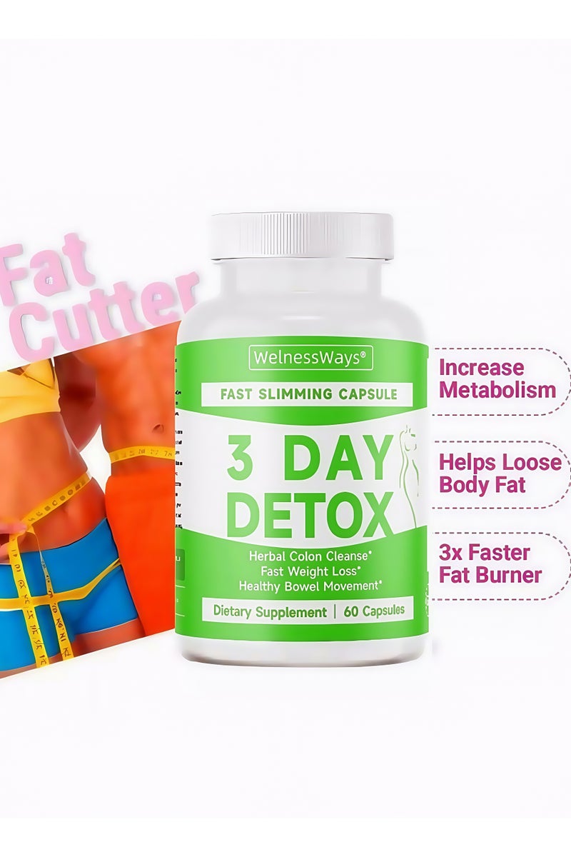 طريقة الرعاية كبسولات عشبية للصحة دعوم 3 أيام لراحة الجسم وأهداف الوزن - Image 2