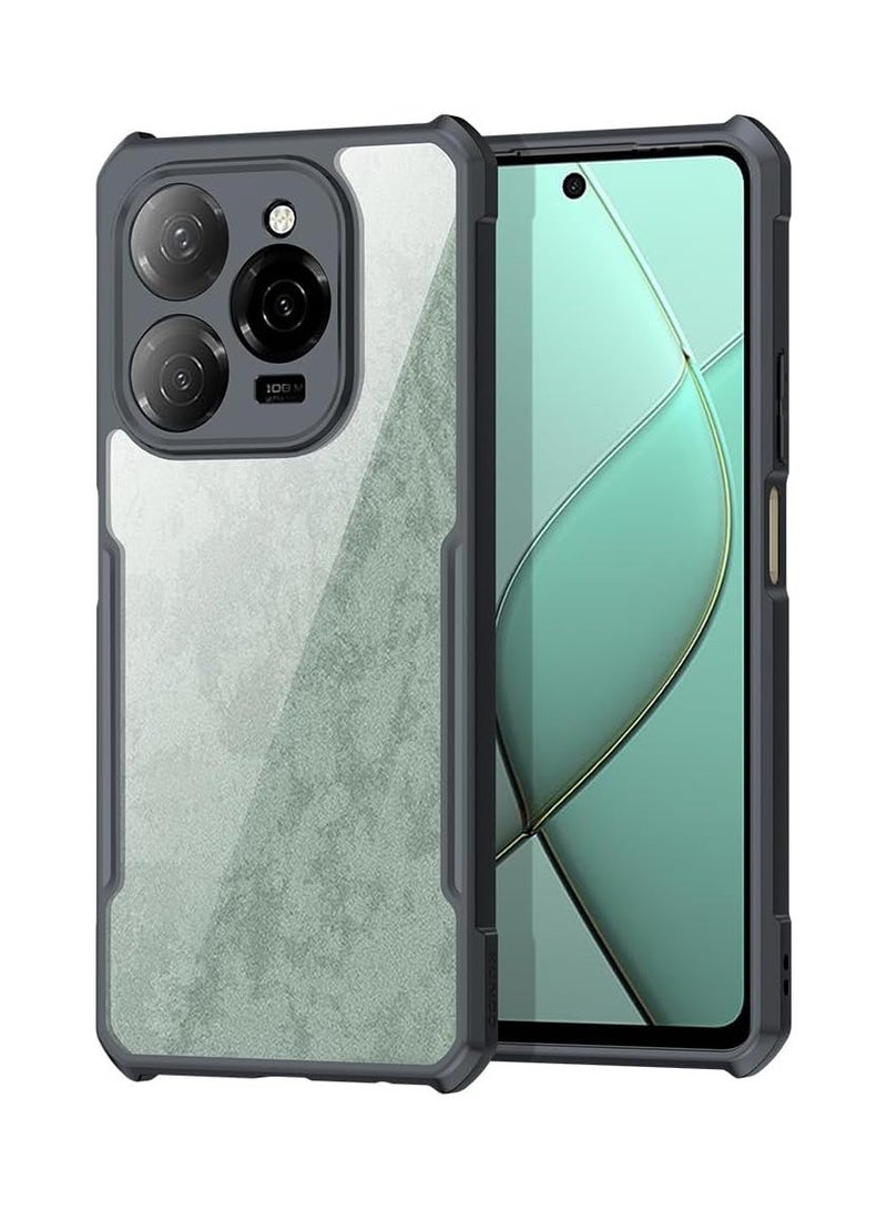 General Case Compatible with Tecno Spark 20 Pro 5G Case [Airbag Protection] Transparent Back Soft TPU Frame Camera Protection Shockproof Bumper Protective Cover  - Image 1