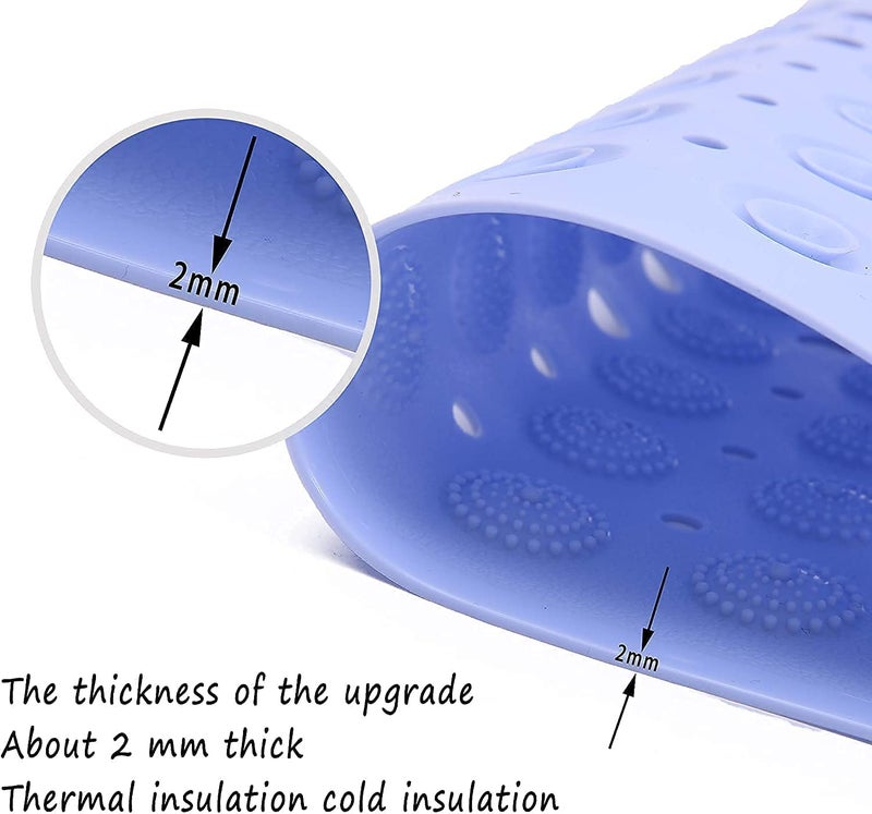 RIVOM Anti Slip Mat for Bathroom Floor Big Size with Suction Cup Bathroom Floor Mat Mold Resistant Silicone Rubber Bath Mat for Bathtub and Shower - Image 4