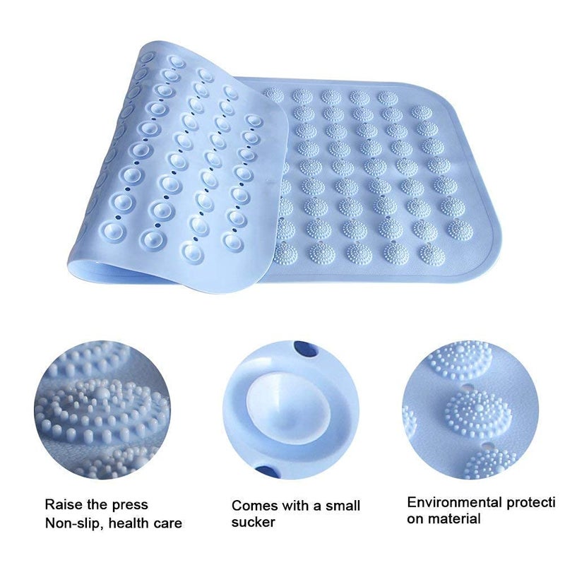 RIVOM Anti Slip Mat for Bathroom Floor Big Size with Suction Cup Bathroom Floor Mat Mold Resistant Silicone Rubber Bath Mat for Bathtub and Shower - Image 5