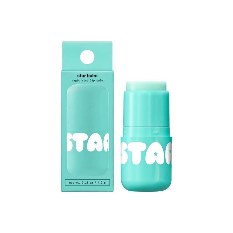 Starface World Starface Star Balm Magic Mint Hydrating Lip Moisturizer with Shea Butter Cocoa Butter and Coconut Oil Creamy Mint Flavor 015 oz - Image 3