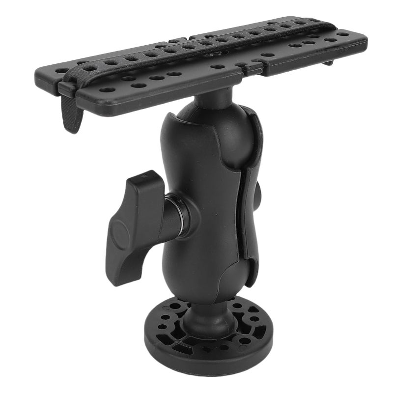 Universal ABS Fish Finder Mount Base with 360 Degree Rotation and 4 Screws for Kayaks Boats - Image 5