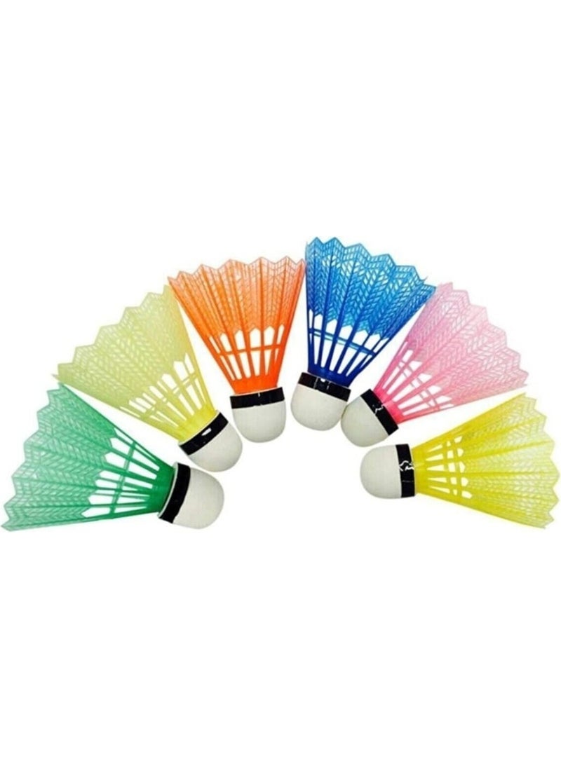 Deniz Sport Colorful Badminton Ball 6 Pack  - Image 1